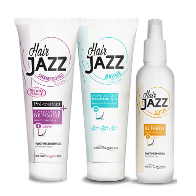 HAIR JAZZ Shampoo, Conditioner & Lotion. 